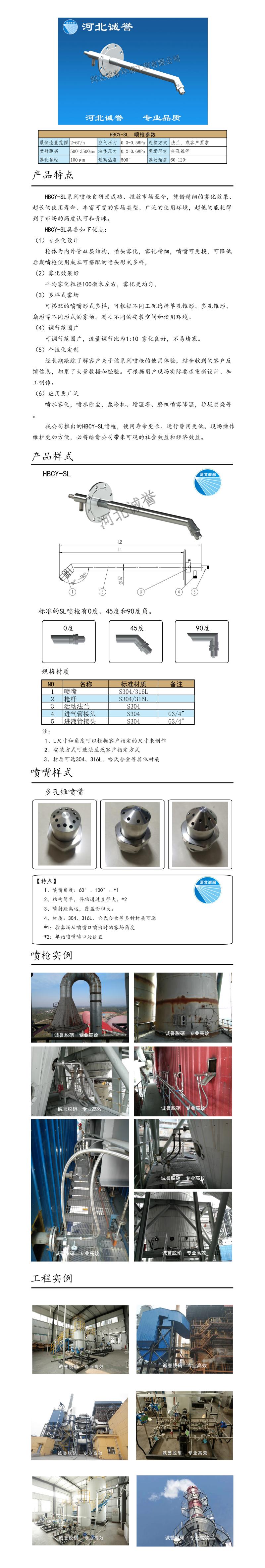 廢液噴槍、保護(hù)套、噴槍參數(shù)、材質(zhì)尺寸、流量分布圖、扇形空心錐俯視圖介紹以及廢液噴槍霧化視頻展示和工程案例介紹